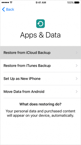 كيفية استعادة نسخة احتياطية من iCloud