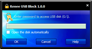 أدخل كلمة المرور للوصول إلى قرص USB2