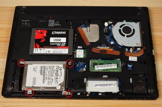 تركيب SSD SATA