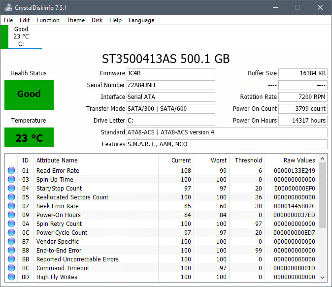 كيفية التحقق من قرص SDS المثبت في معلومات القرص الكريستالي