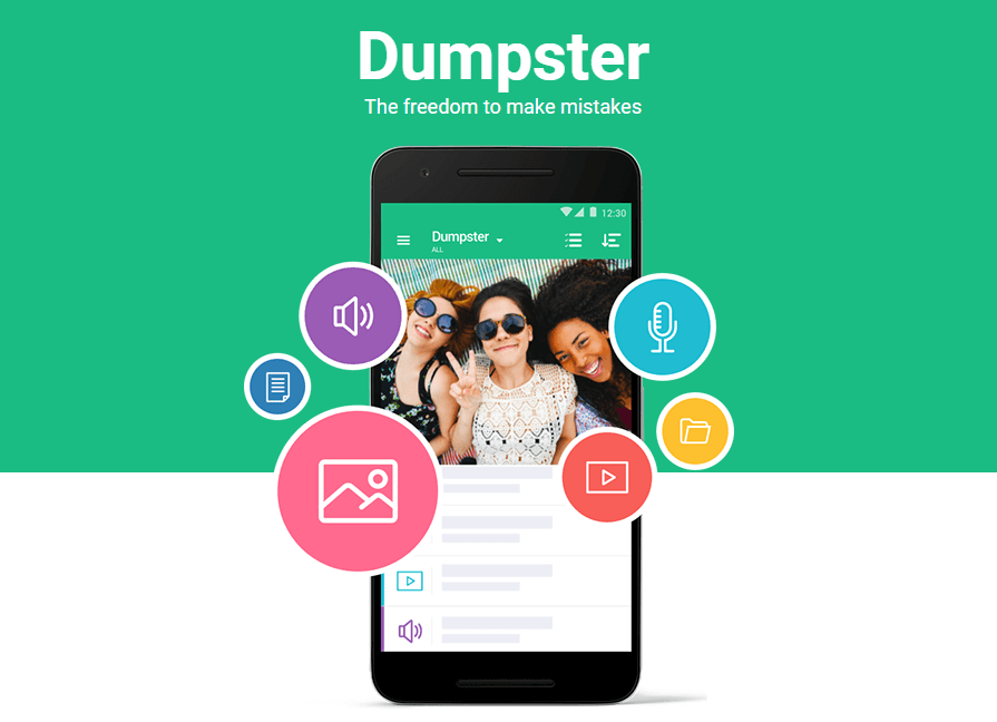 استخدم dumpter لاستعادة البيانات عندما لا تظهر بطاقة sd على نظام Android