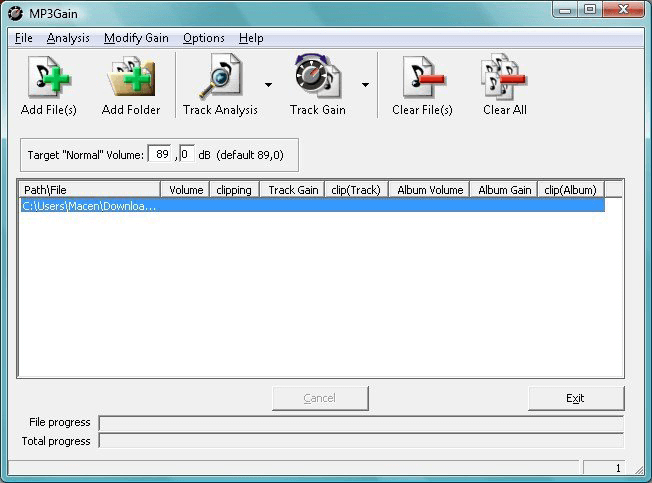 mp3gain هو مُطبع حجم الصوت mp3