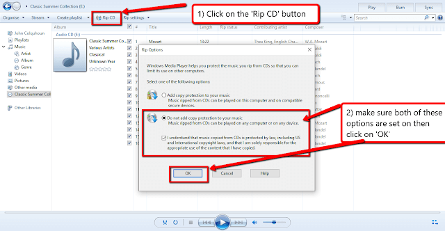 كيفية نسخ القرص المضغوط ونقل الموسيقى إلى iphone في مشغل وسائط ويندوز