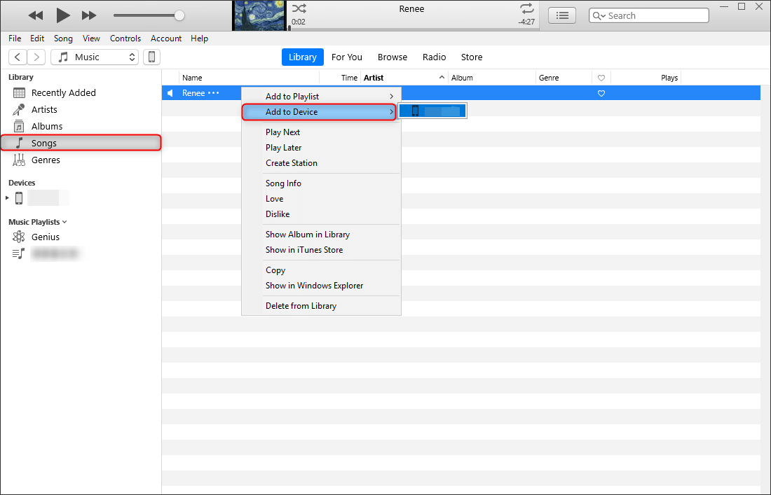 كيفية نقل الموسيقى من itunes إلى iPhone