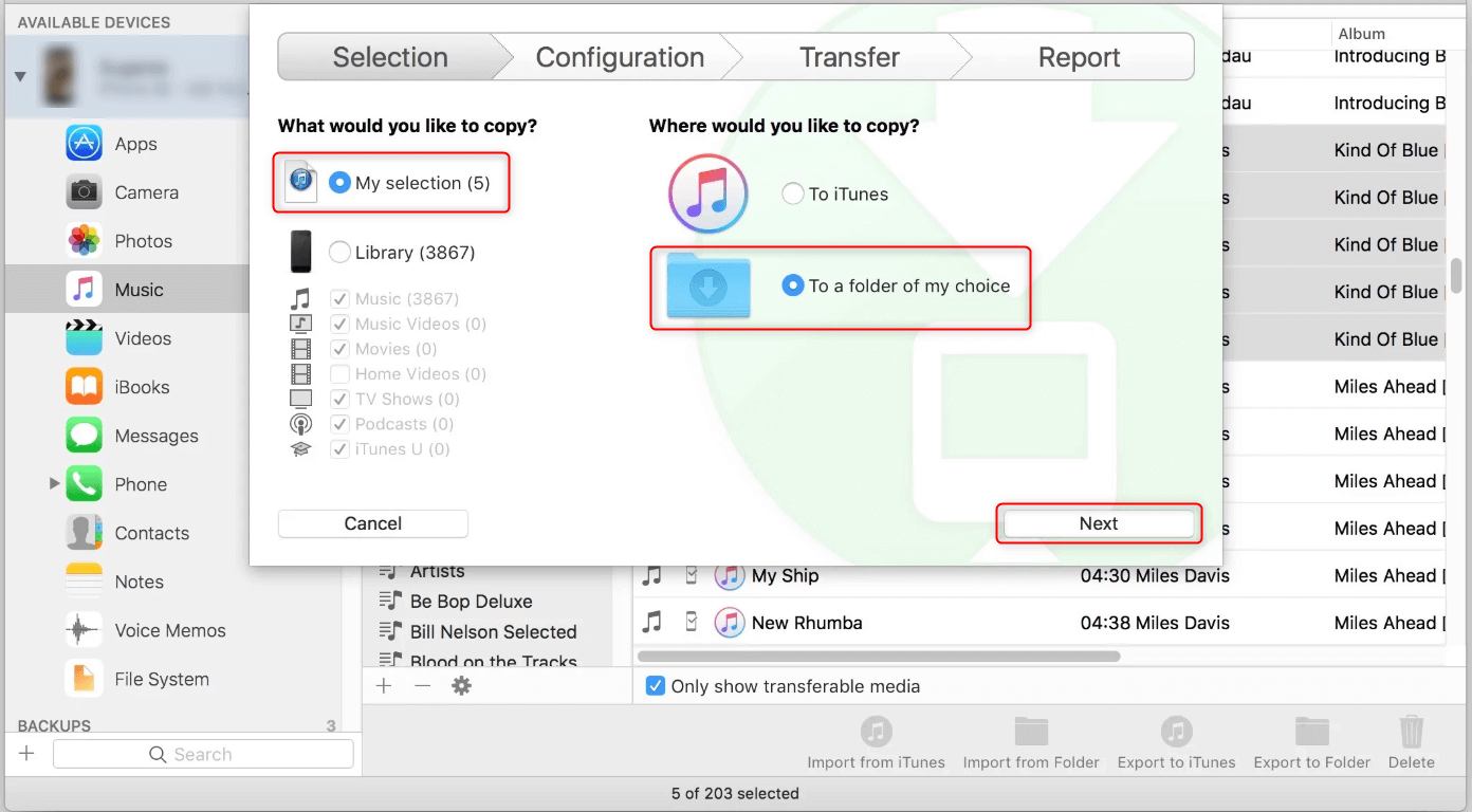 كيفية نقل أغاني iPad إلى iTunes باستخدام imazing