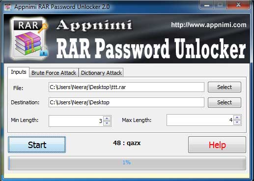 كيفية استخدام winrar مع أداة فتح كلمة مرور RAR